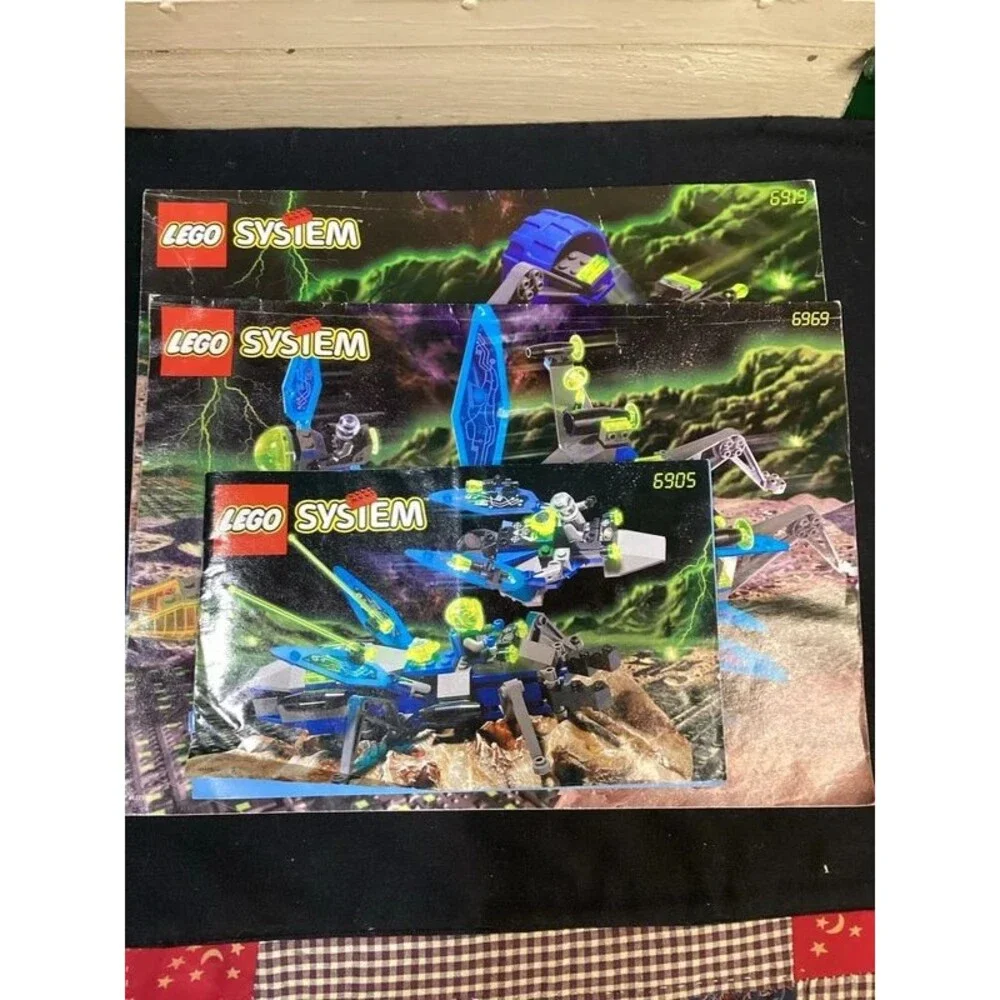 Lego System Space Insectoids Instructional Manuals #6905 #6919 #6969 From 1998